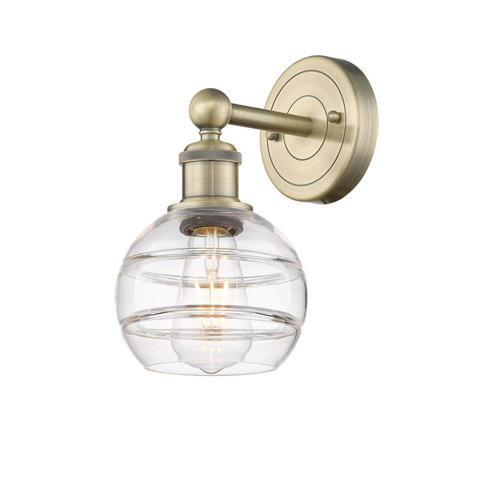 Innovations 616-1W-AB-G556-6CL One Light Wall Sconce, Antique Brass