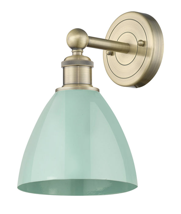 Innovations 616-1W-AB-MBD-75-SF One Light Wall Sconce, Antique Brass