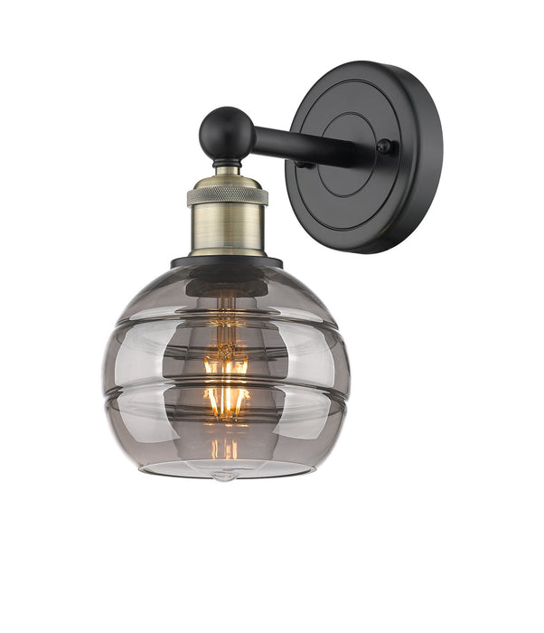 Innovations 616-1W-BAB-G556-6SM One Light Wall Sconce, Black Antique Brass