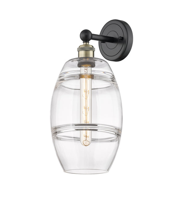 Innovations 616-1W-BAB-G557-8CL One Light Wall Sconce, Black Antique Brass