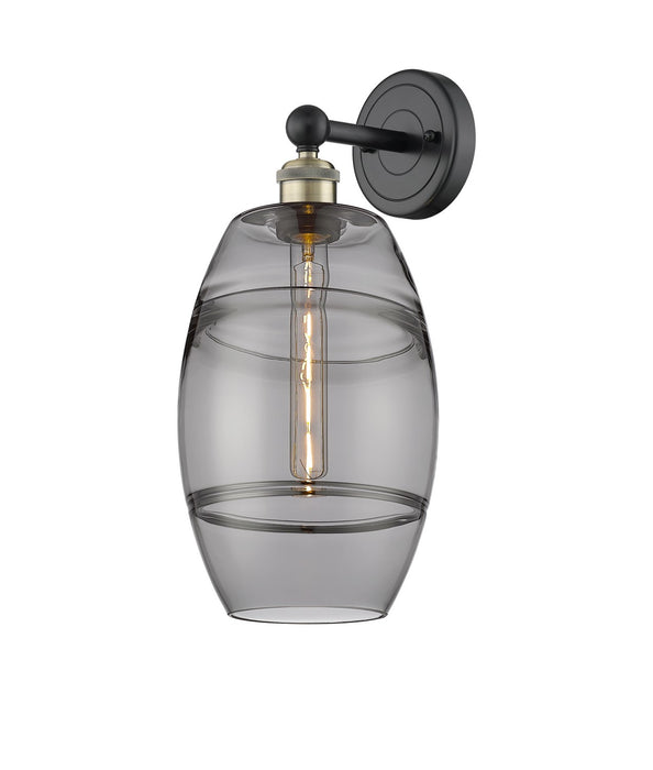Innovations 616-1W-BAB-G557-8SM One Light Wall Sconce, Black Antique Brass