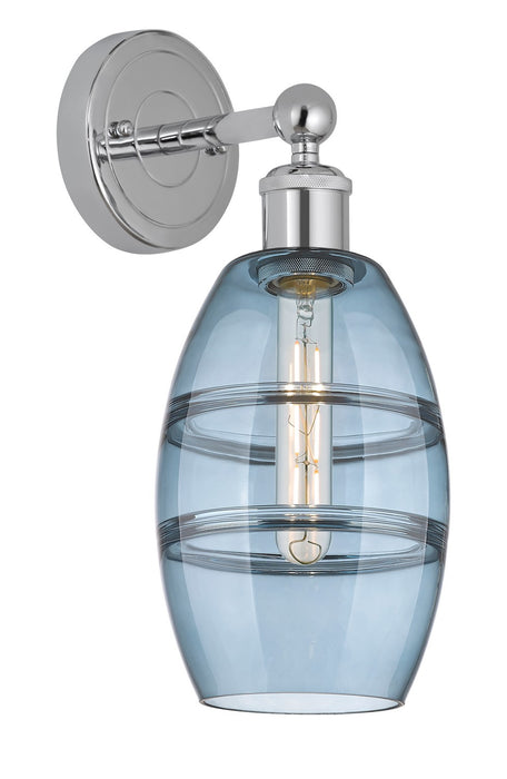 Innovations 616-1W-PC-G557-6BL One Light Wall Sconce, Polished Chrome