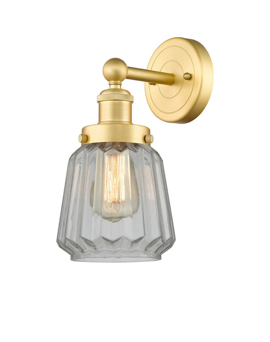 Innovations 616-1W-SG-G142 One Light Wall Sconce, Satin Gold