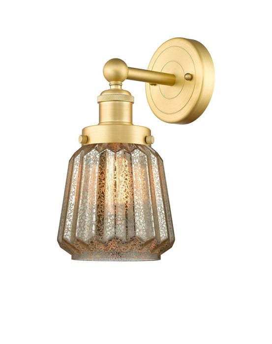 Innovations 616-1W-SG-G146 One Light Wall Sconce, Satin Gold