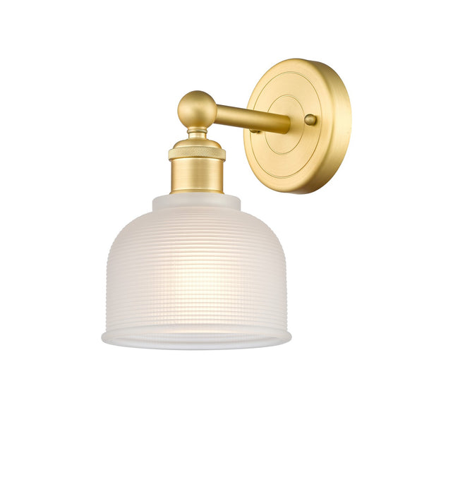 Innovations 616-1W-SG-G411 One Light Wall Sconce, Satin Gold