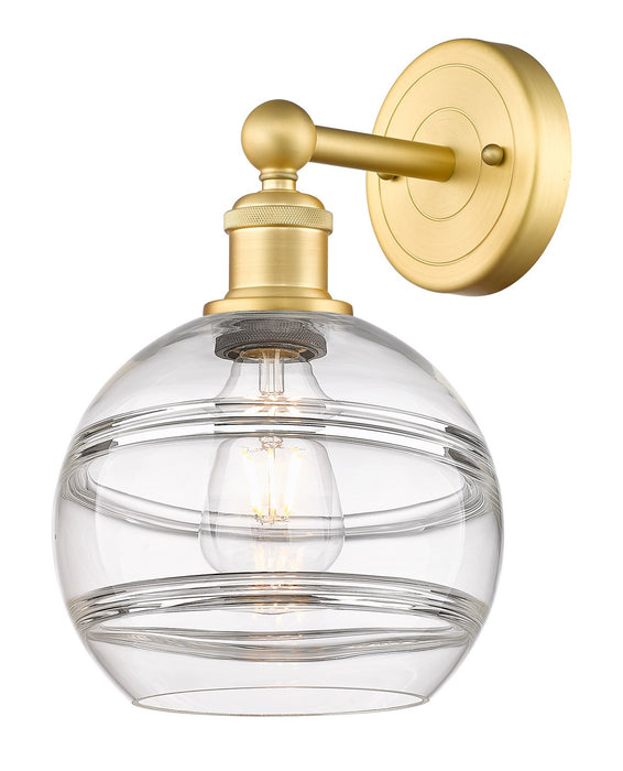 Innovations 616-1W-SG-G556-8CL One Light Wall Sconce, Satin Gold