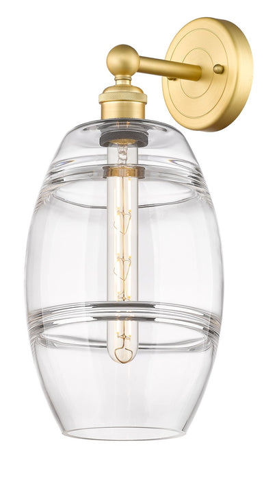 Innovations 616-1W-SG-G557-8CL One Light Wall Sconce, Satin Gold