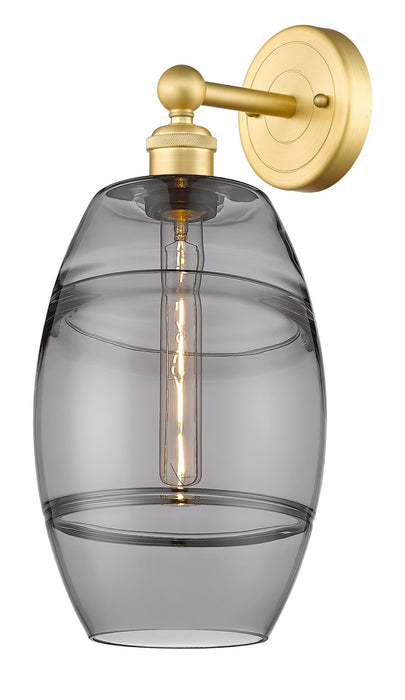 Innovations 616-1W-SG-G557-8SM One Light Wall Sconce, Satin Gold