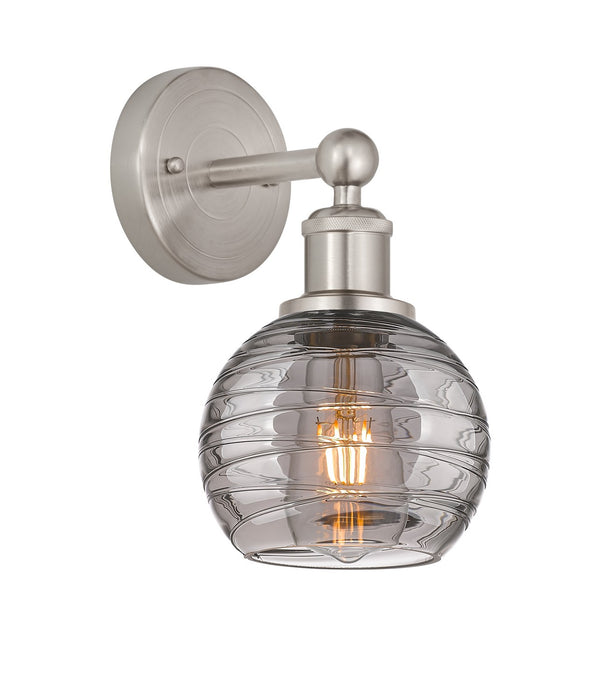 Innovations 616-1W-SN-G1213-6SM One Light Wall Sconce, Brushed Satin Nickel