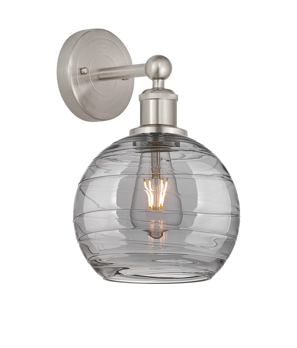 Innovations 616-1W-SN-G1213-8SM One Light Wall Sconce, Satin Nickel