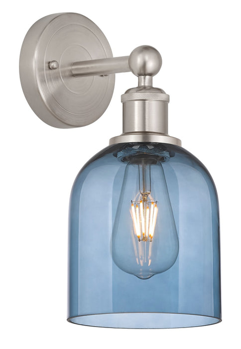 Innovations 616-1W-SN-G558-6BL One Light Wall Sconce, Brushed Satin Nickel
