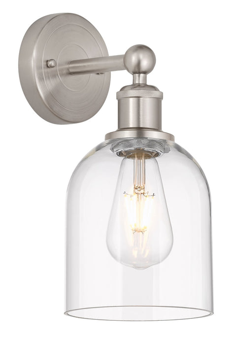 Innovations 616-1W-SN-G558-6CL One Light Wall Sconce, Brushed Satin Nickel