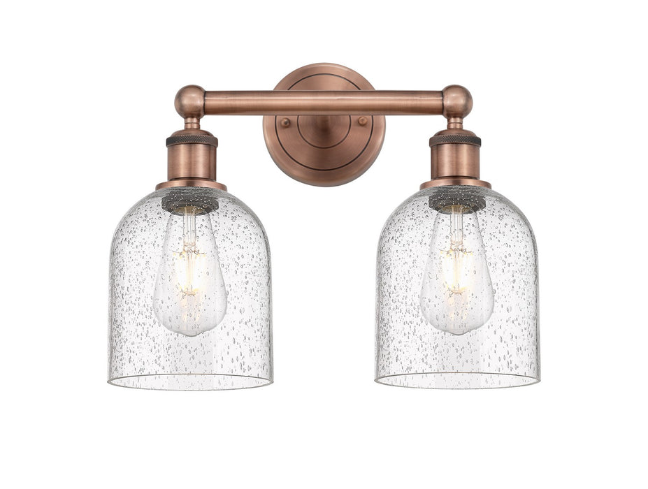 Innovations 616-2W-AC-G558-6SDY Two Light Bath Vanity, Antique Copper