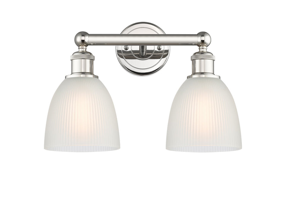 Innovations 616-2W-PN-G381 Two Light Bath Vanity, Polished Nickel