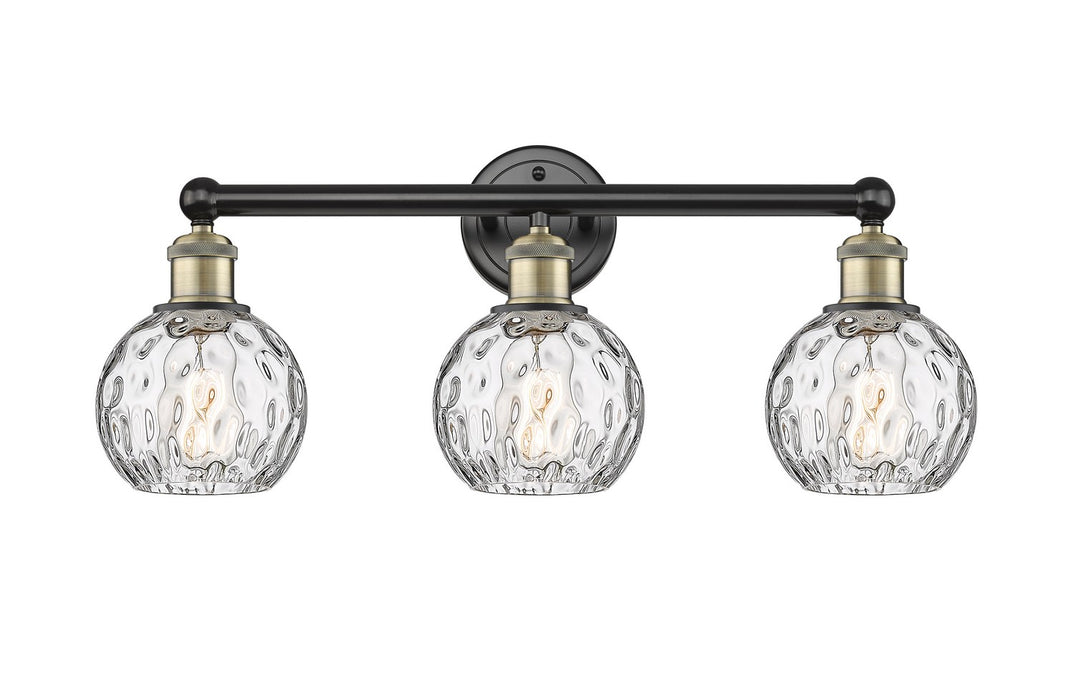 Innovations 616-3W-BAB-G1215-6 Three Light Bath Vanity, Black Antique Brass