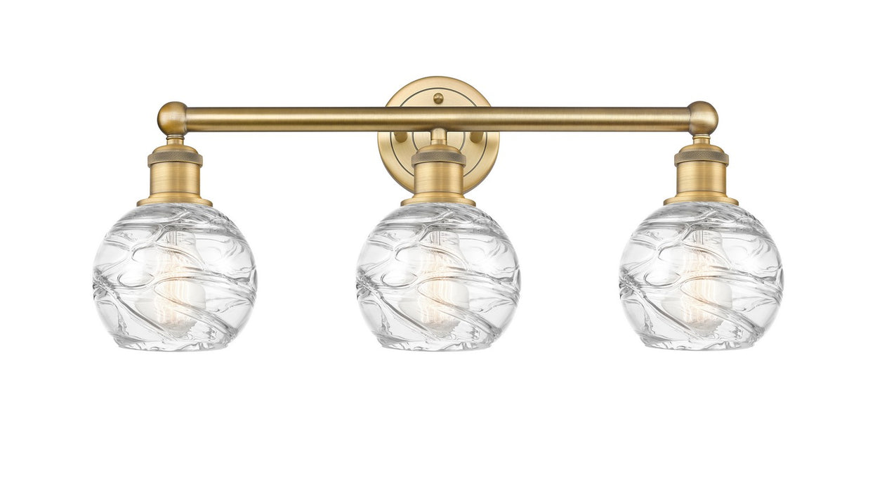 Innovations 616-3W-BB-G1213-6 Three Light Bath Vanity, Brushed Brass