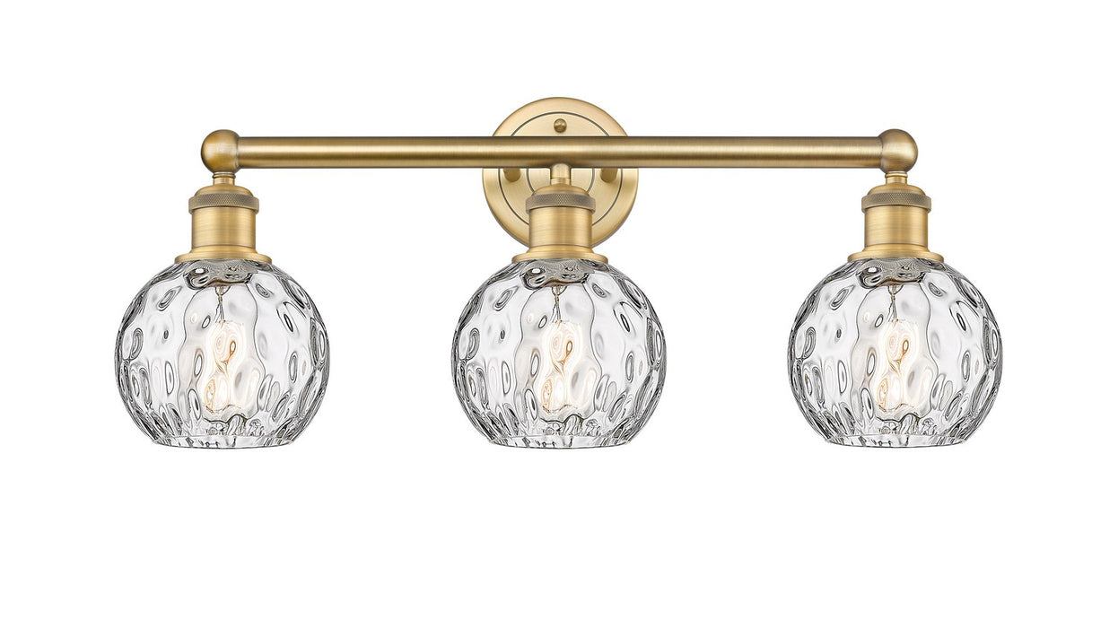 Innovations 616-3W-BB-G1215-6 Three Light Bath Vanity, Brushed Brass