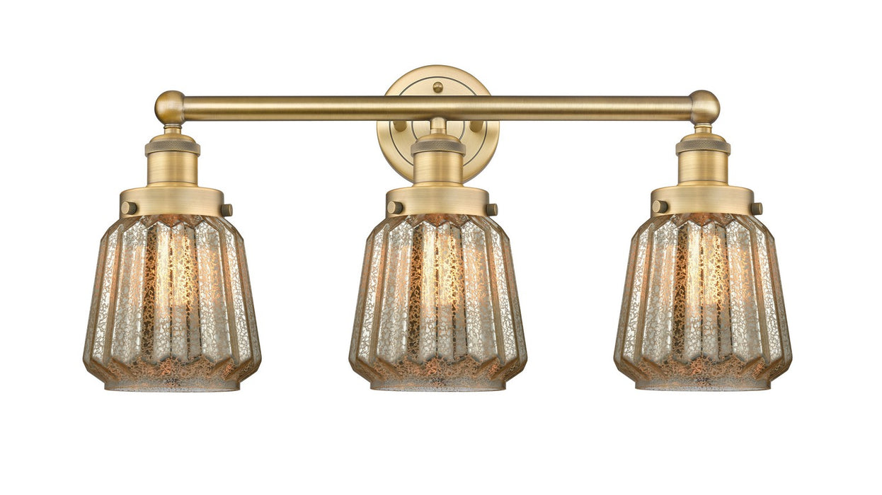 Innovations 616-3W-BB-G146 Three Light Bath Vanity, Brushed Brass