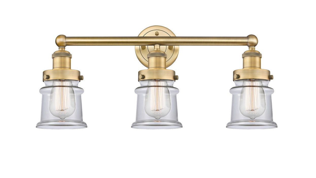 Innovations 616-3W-BB-G182S Three Light Bath Vanity, Brushed Brass