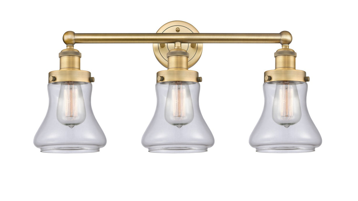 Innovations 616-3W-BB-G192 Three Light Bath Vanity, Brushed Brass