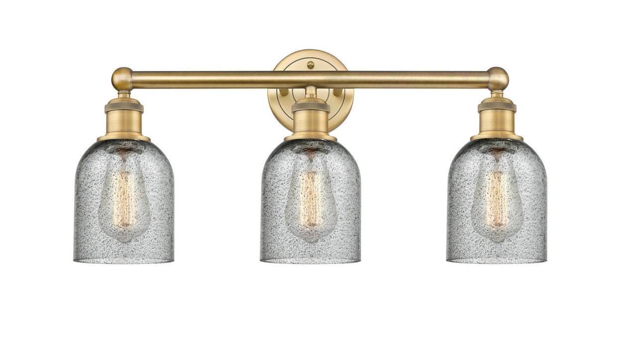Innovations 616-3W-BB-G257 Three Light Bath Vanity, Brushed Brass