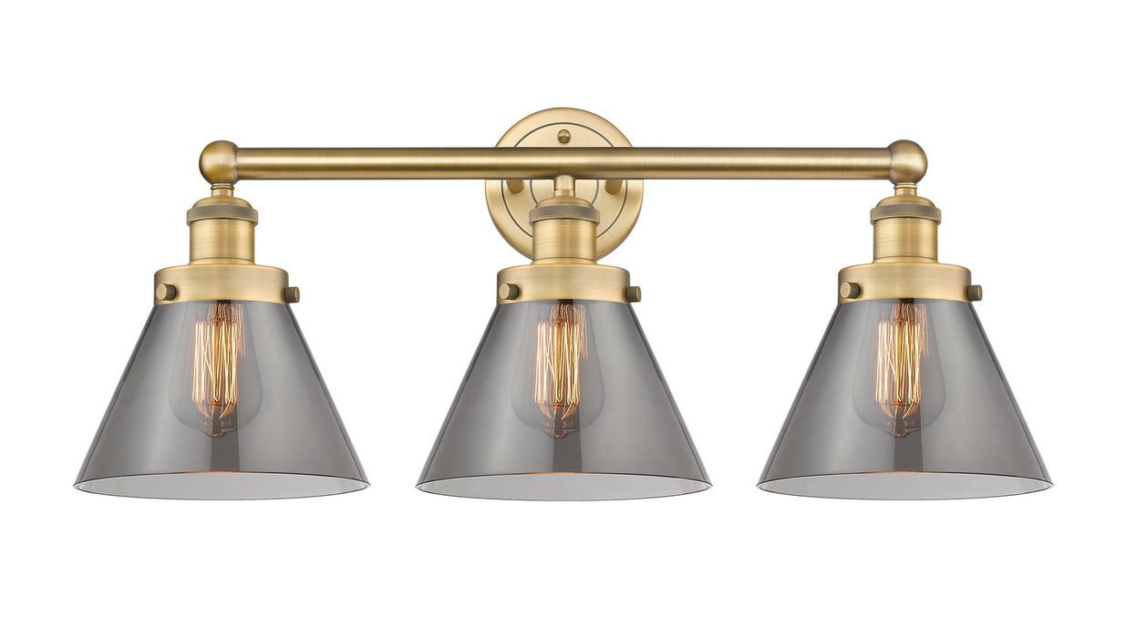 Innovations 616-3W-BB-G43 Three Light Bath Vanity, Brushed Brass