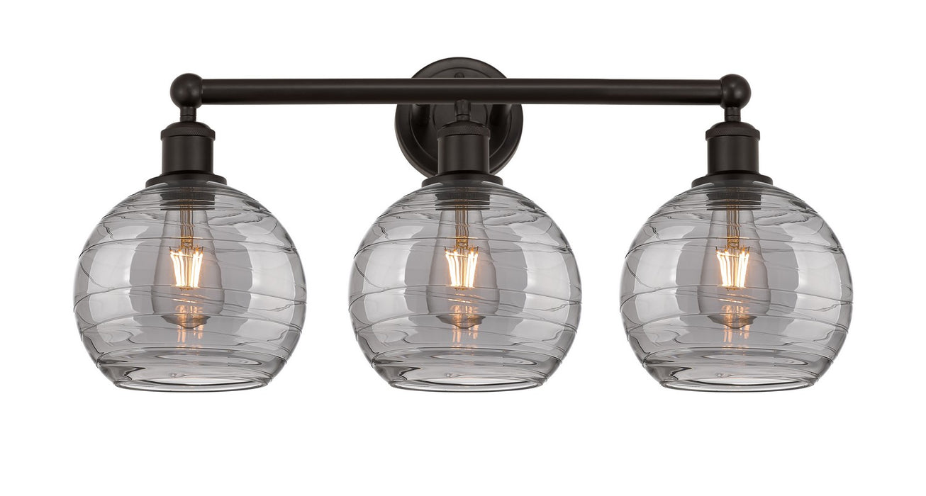 Innovations 616-3W-OB-G1213-8SM Three Light Bath Vanity, Oil Rubbed Bronze