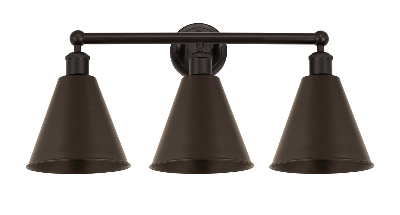 Innovations 616-3W-OB-MBC-8-OB Three Light Bath Vanity, Oil Rubbed Bronze