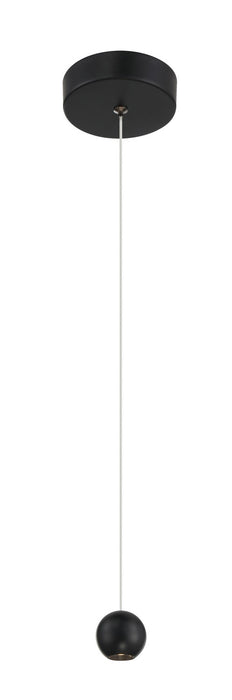 George Kovacs P1460-66A-L LED Mini Pendant, Coal