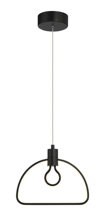 George Kovacs P1903-66A-L LED Pendant, Coal