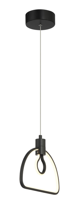 George Kovacs P1903-66A-L LED Pendant, Coal