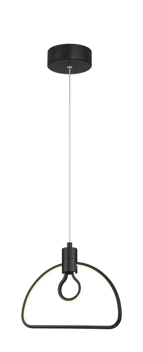 George Kovacs P1903-66A-L LED Pendant, Coal