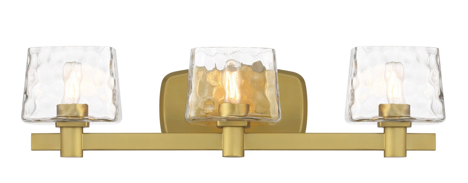 Minka-Lavery 2233-695 Three Light Bath Vanity, Soft Brass