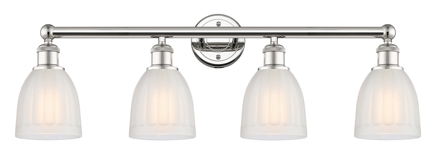 Innovations 616-4W-PN-G441 Four Light Bath Vanity, Polished Nickel