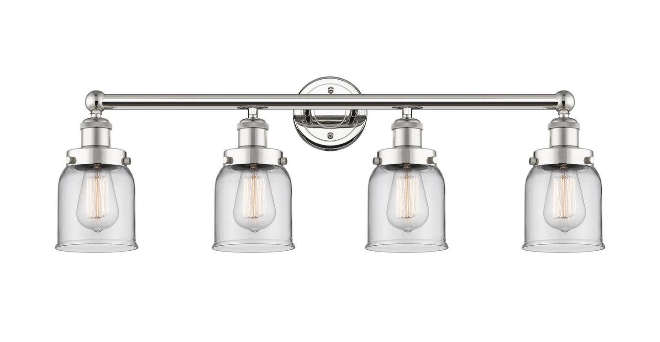 Innovations 616-4W-PN-G52 Four Light Bath Vanity, Polished Nickel