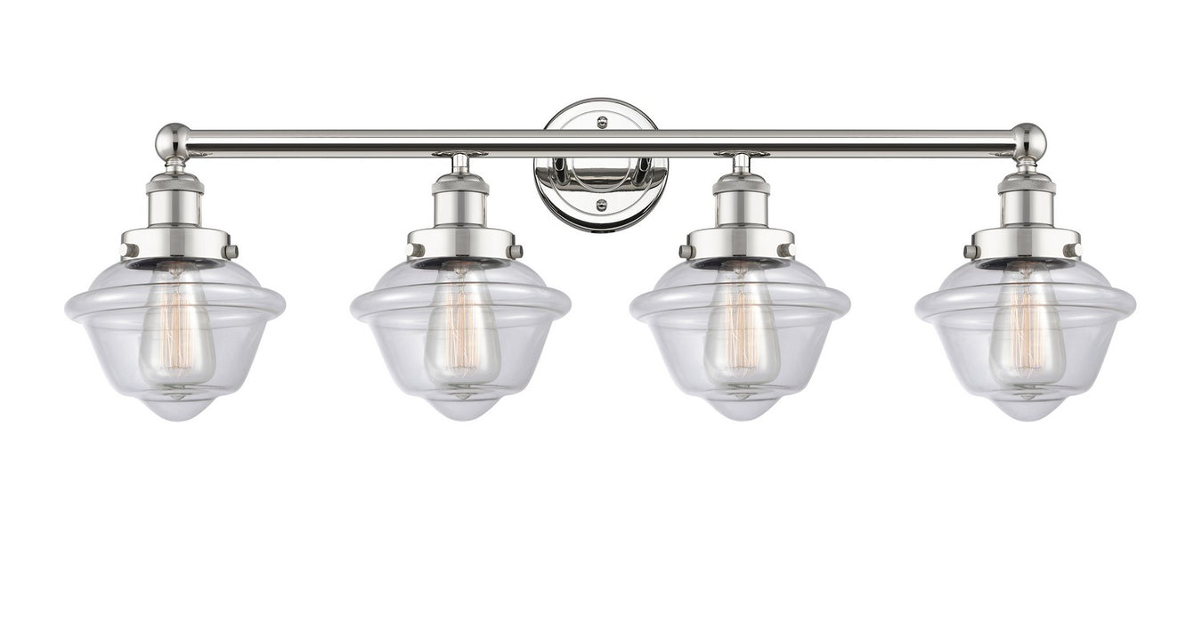 Innovations 616-4W-PN-G532 Four Light Bath Vanity, Polished Nickel