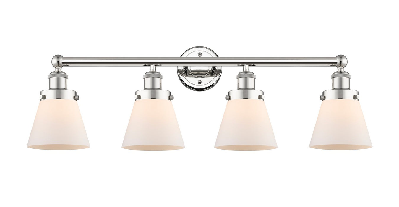 Innovations 616-4W-PN-G61 Four Light Bath Vanity, Polished Nickel
