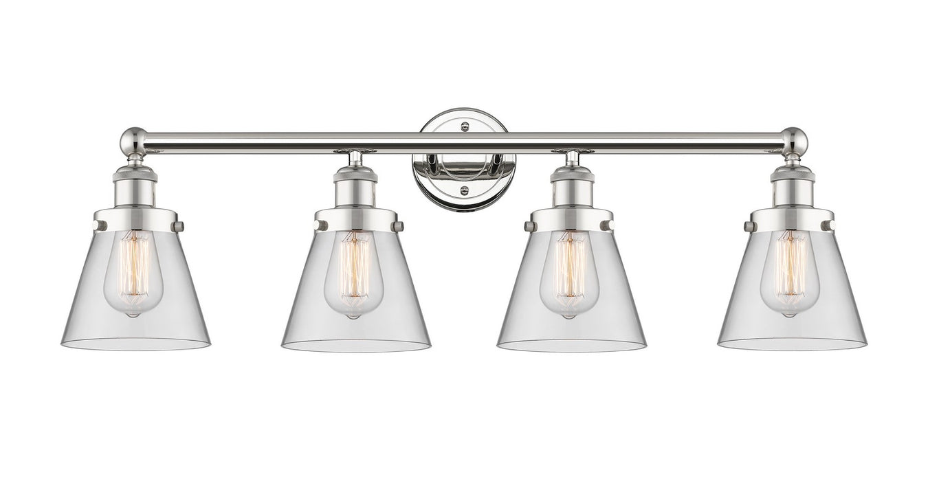 Innovations 616-4W-PN-G62 Four Light Bath Vanity, Polished Nickel