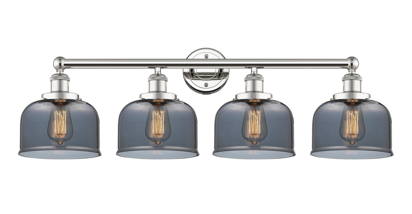 Innovations 616-4W-PN-G73 Four Light Bath Vanity, Polished Nickel