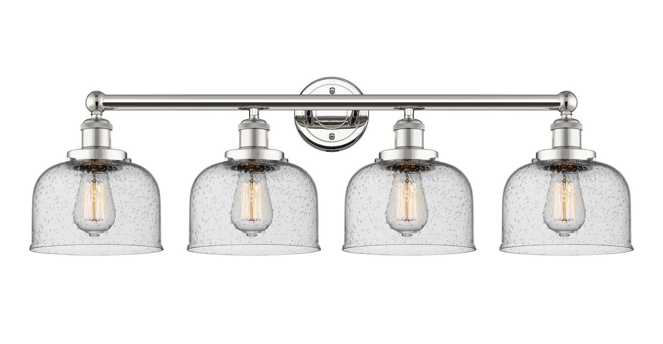 Innovations 616-4W-PN-G74 Four Light Bath Vanity, Polished Nickel
