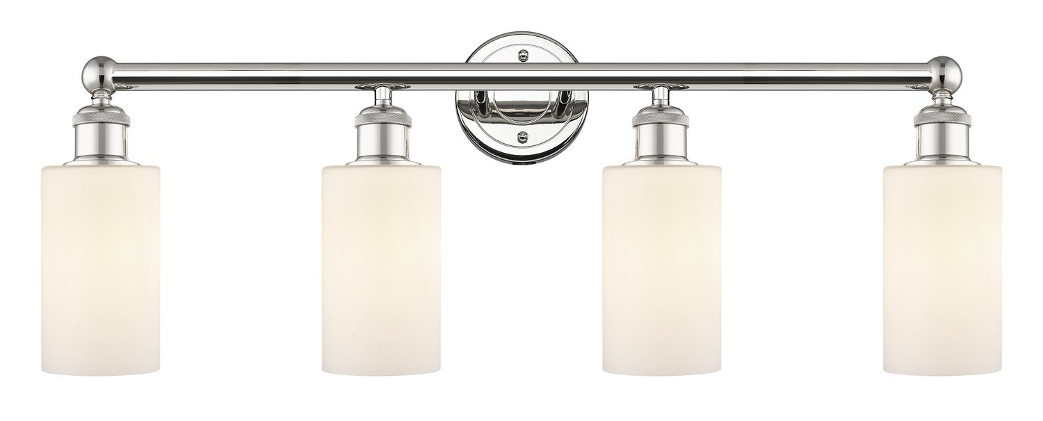 Innovations 616-4W-PN-G801 Four Light Bath Vanity, Polished Nickel