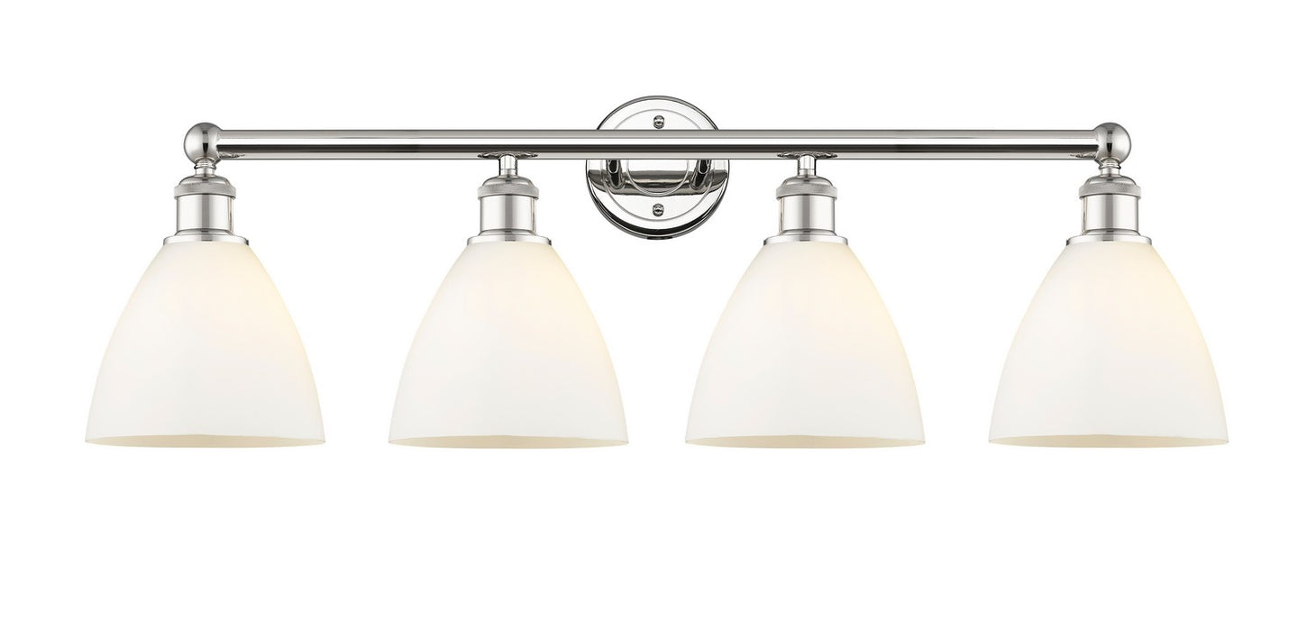 Innovations 616-4W-PN-GBD-751 Four Light Bath Vanity, Polished Nickel