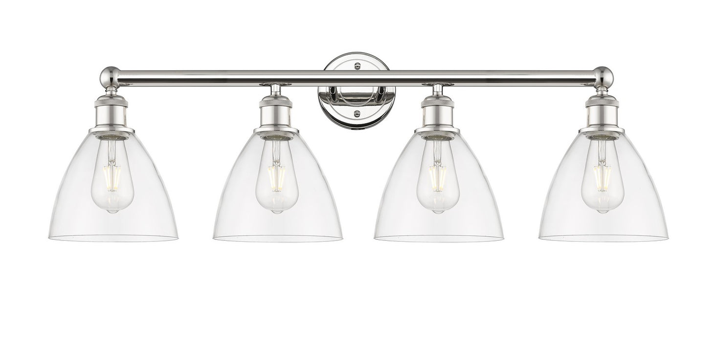 Innovations 616-4W-PN-GBD-752 Four Light Bath Vanity, Polished Nickel