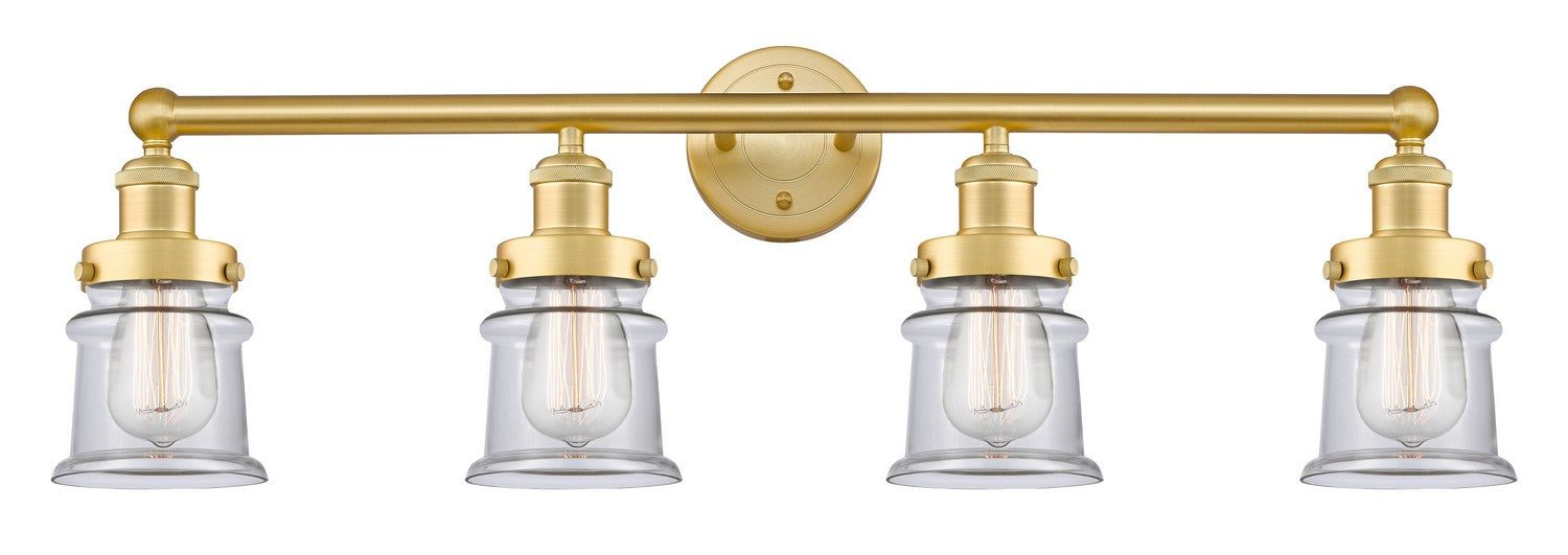 Innovations 616-4W-SG-G182S Four Light Bath Vanity, Satin Gold