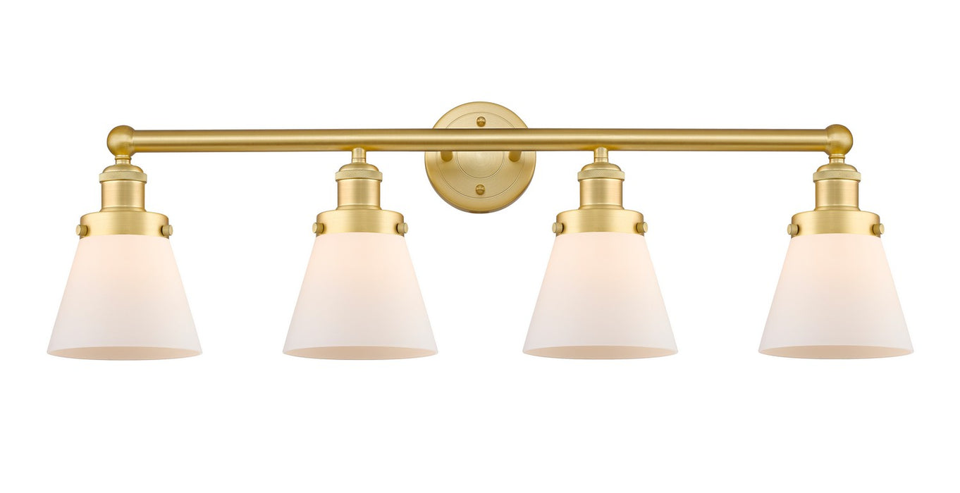 Innovations 616-4W-SG-G61 Four Light Bath Vanity, Satin Gold