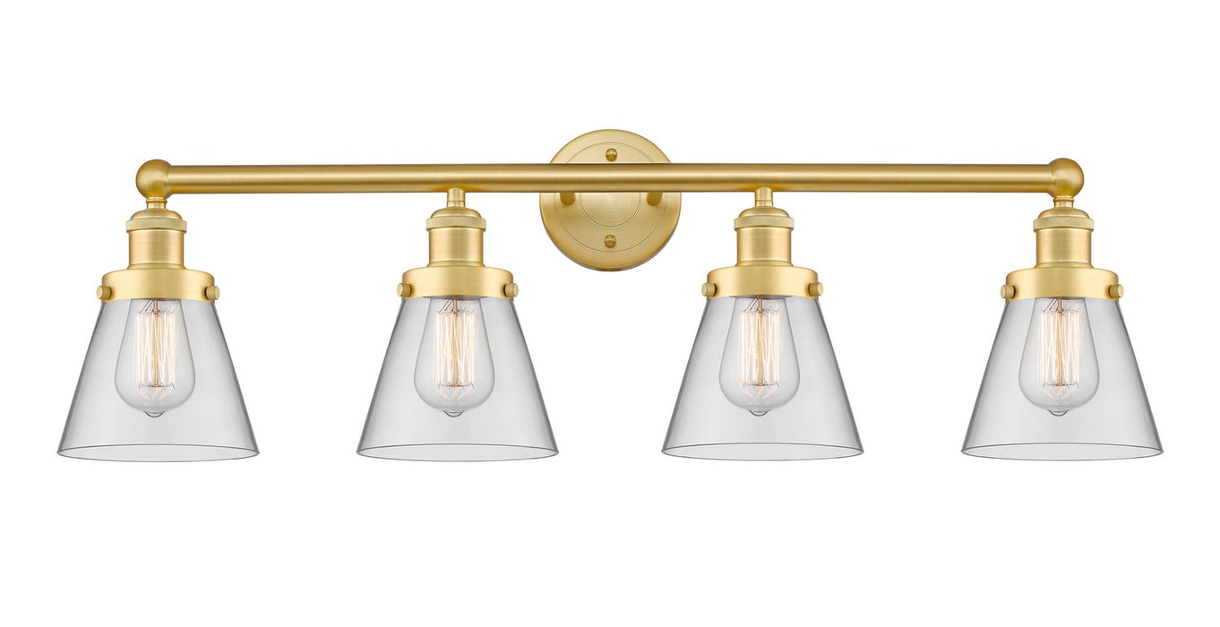 Innovations 616-4W-SG-G62 Four Light Bath Vanity, Satin Gold