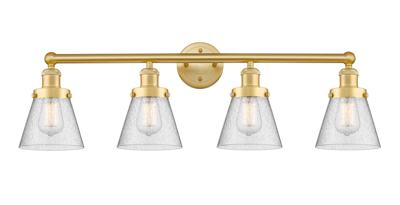 Innovations 616-4W-SG-G64 Four Light Bath Vanity, Satin Gold