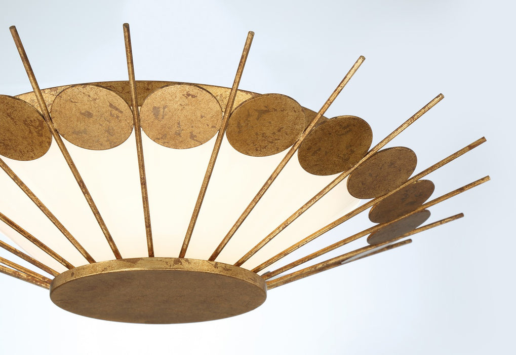 Minka-Lavery 5831-596-L LED Flush Mount, Elara Gold