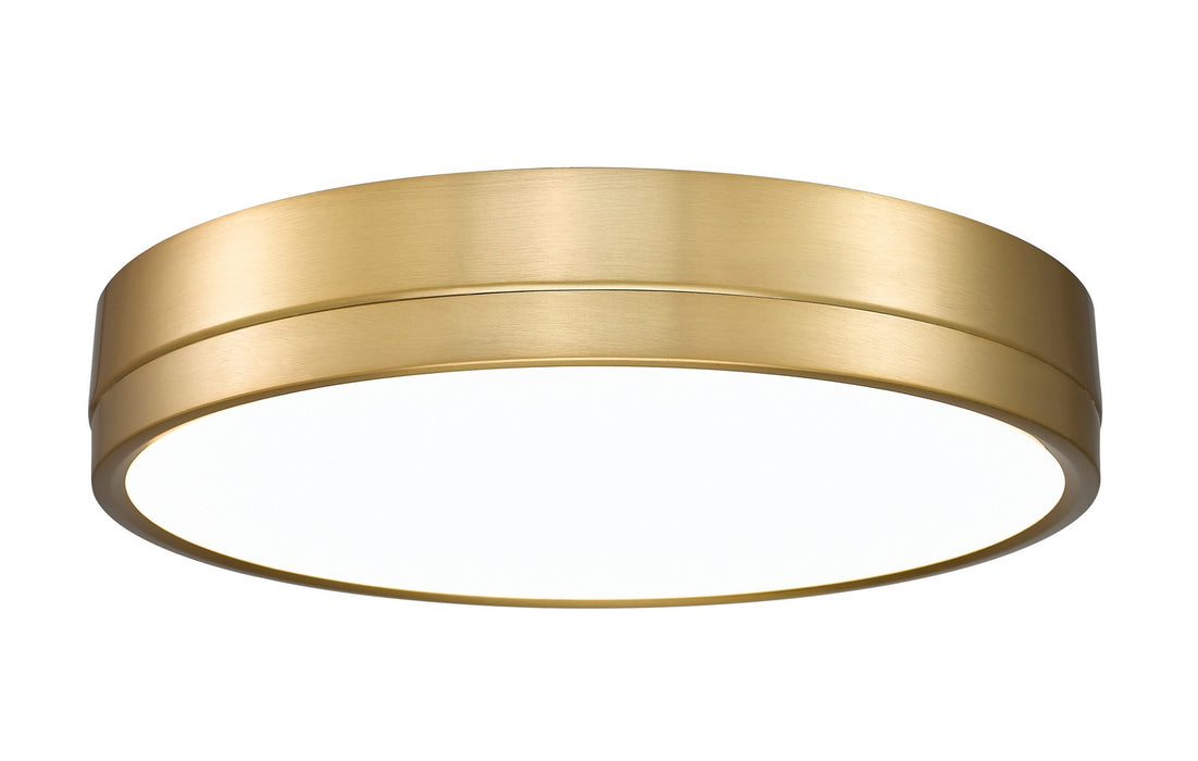 Z-Lite 1006F16-MGLD-LED LED Flush Mount, Modern Gold