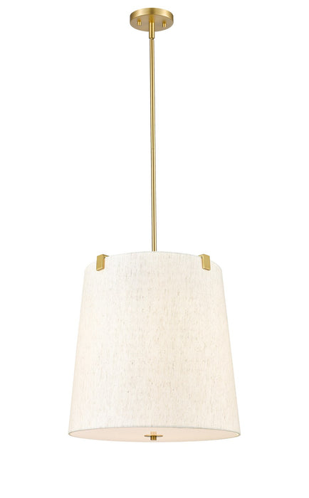 Z-Lite 3502P18-MGLD Five Light Pendant, Modern Gold